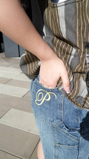 Blue Baggy Denim Shorts