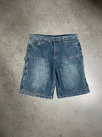 Load image into Gallery viewer, Blue Baggy Denim Shorts
